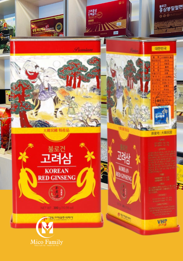 HỒNG SÂM CỦ KHÔ DAEDONG 300GR Hồng sâm củ khô Daedong 300g