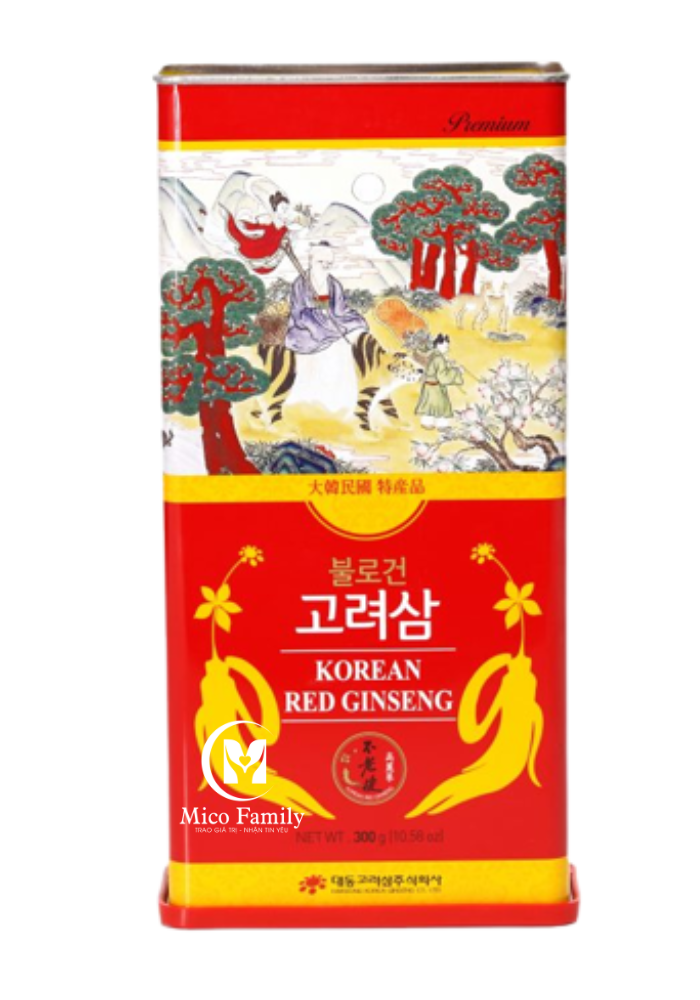 HỒNG SÂM CỦ KHÔ DAEDONG 300GR Hồng sâm củ khô Daedong 300g